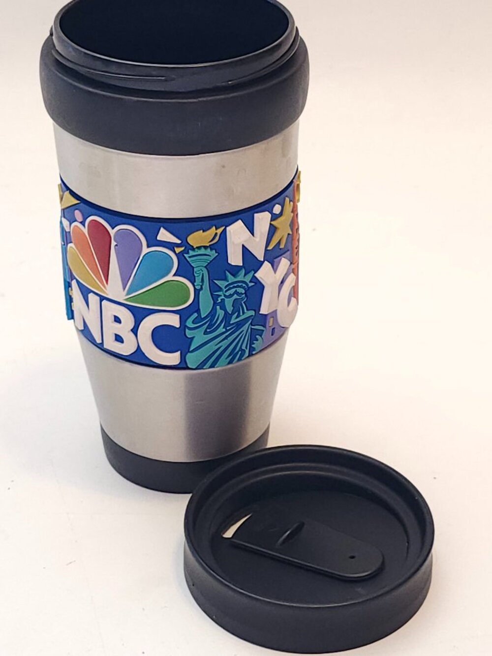 NBC Studios NYC Travel Mug Preowned Double Walled Travel Mug